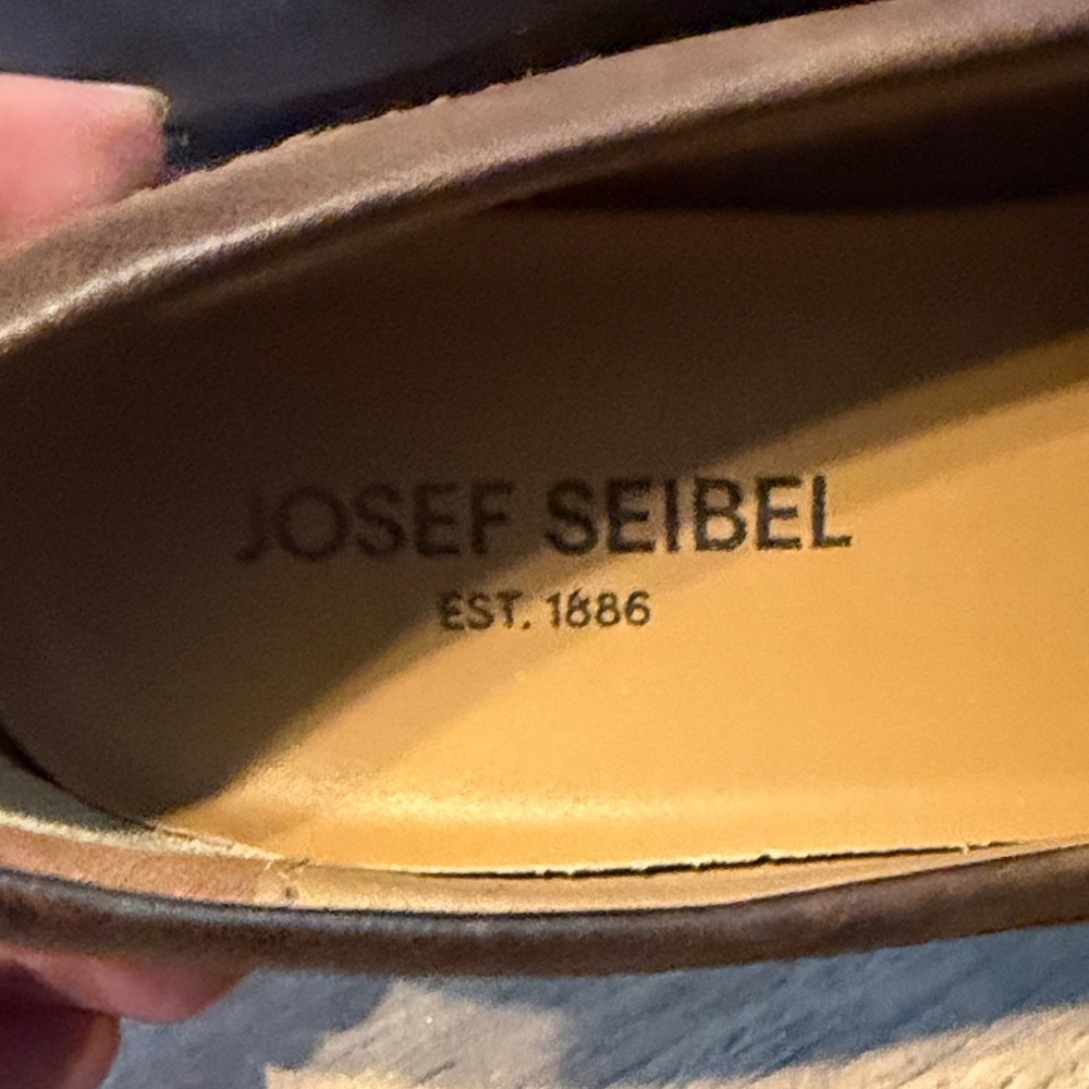 Josef Seibel Men's Rich Brown Slip-On Loafers - Picture 2 of 5